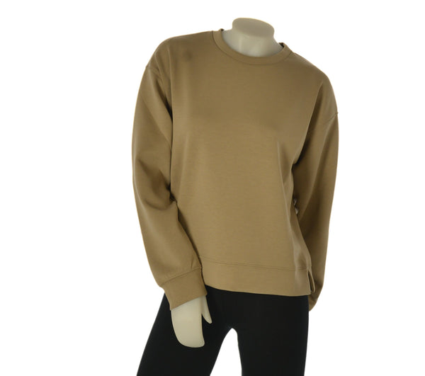 FELPA DONNA DATCH GIROCOLLO LARGA POLSINI SPACCHI ART. DW2725