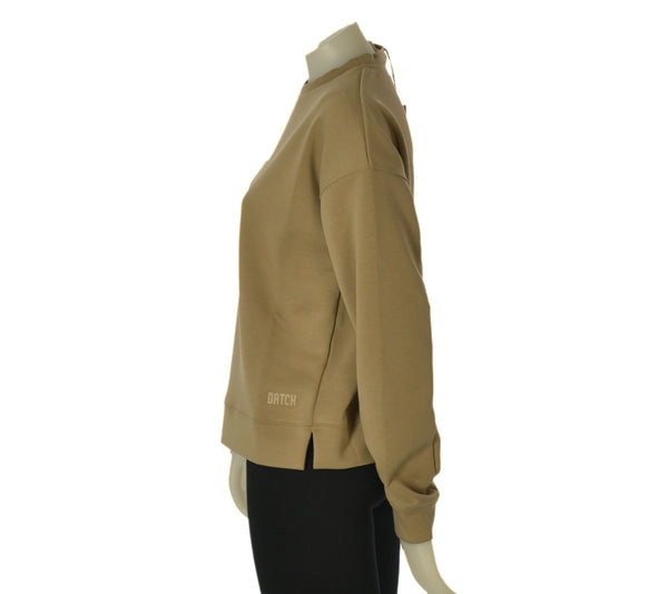 FELPA DONNA DATCH GIROCOLLO LARGA POLSINI SPACCHI ART. DW2725