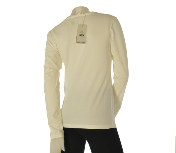 MAGLIA DONNA DATCH GIROCOLLO MANICA LUNGA LOGO STRASS COTONE ART. DW2644