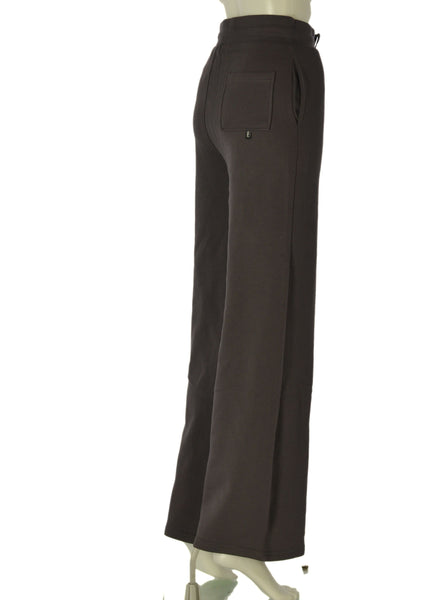 PANTALONE TUTA DONNA DATCH FELPATO GAMBA LARGA TASCHE ART. DW2602