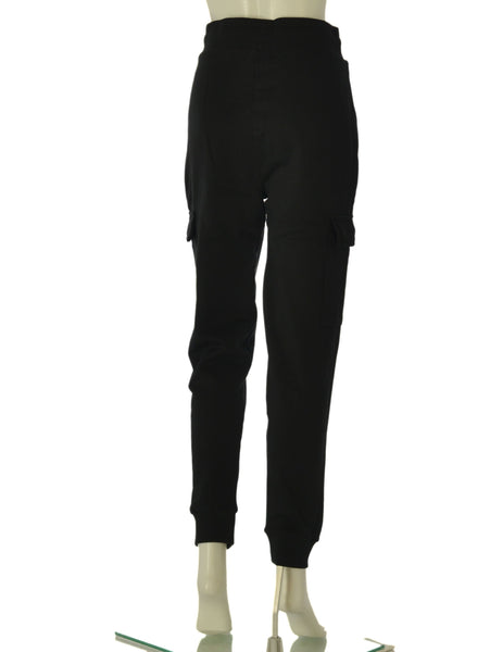 PANTALONE TUTA DONNA DATCH FELPATO TASCHE TASCONI POLSINI ART. DW2605