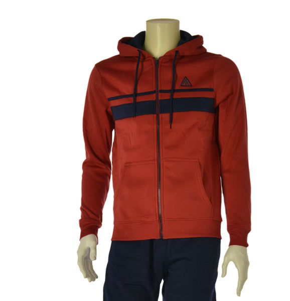 TUTA UOMO AKI FELPATA FULL ZIP CAPPUCCIO TASCHE PANTALONE POLSINI TASCHE ART. 25504