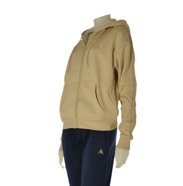 TUTA DONNA AKI FULL ZIP CAPPUCCIO TASCHE PANTALONE TASCHE POLSINI ART. 25533