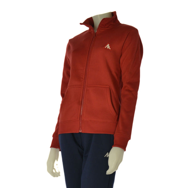 TUTA DONNA AKI FELPATA FULL ZIP TASCHE PANTALONE TASCHE POLSINI ART. 25530