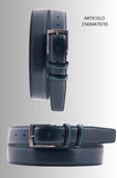 CINTURA ALTA MODA BELT ART CN0M470 VERA PELLE FIBBIA ACCIAO SAGTINATO
