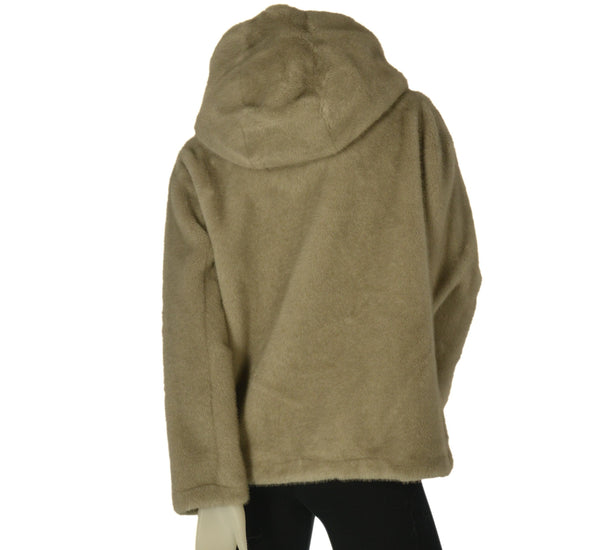 GIACCONE DONNA X-CAPE ECO PELLICCA CAPPUCCIO ZIP TASCHE ART. IPNOTIC