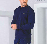 PIGIAMA UOMO RAGAZZO TERMO COTONE SERAFINO BOOWLING MARCA NAVIGARE ART. 141956