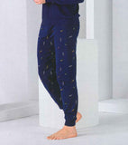 PIGIAMA UOMO RAGAZZO TERMO COTONE SERAFINO BOOWLING MARCA NAVIGARE ART. 141956