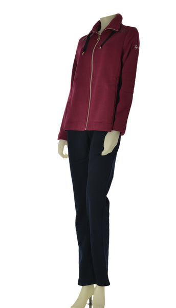 TUTA DONNA F.LLI CAMPAGNOLO FELPATA FUL ZIP TASCHE ART. 8Q76461