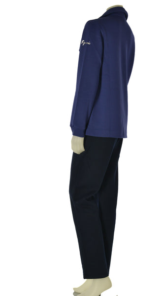 TUTA DONNA F.LLI CAMPAGNOLO FELPATA ZIP TASCHE TAGLIE OVER ART. 8Q79462