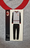 PIGIAMA UOMO TERMO COTONE SERAFINO LOGO SQUADRA MILAN POLSINI ART. MT101015