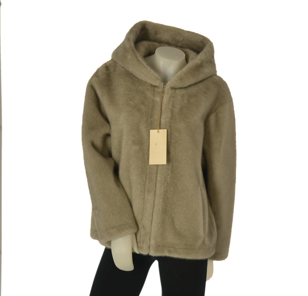 ECO PELLICCIA DONNA X-CAPE CAPPUCCIO TASCHE ZIP ART. IPNOTIC