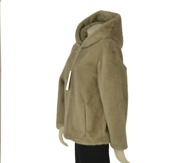 ECO PELLICCIA DONNA X-CAPE CAPPUCCIO TASCHE ZIP ART. IPNOTIC