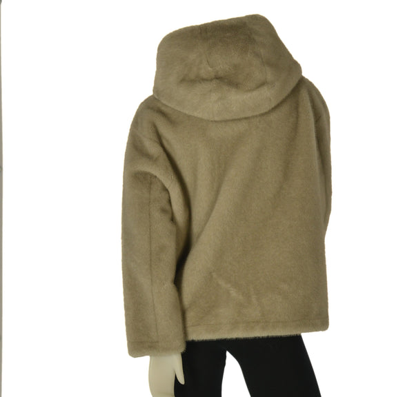 ECO PELLICCIA DONNA X-CAPE CAPPUCCIO TASCHE ZIP ART. IPNOTIC