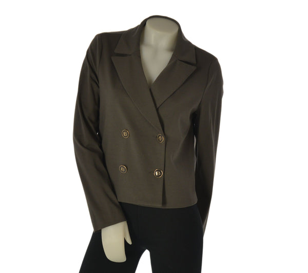 GIACCA DONNA LAURA BIAGIOTTI DOPPIO PETTO CORTA  JERSEY ART. LB26P2032