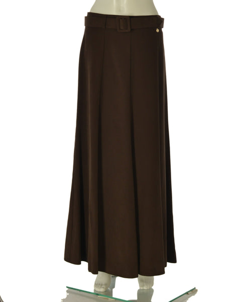 GONNA DONNA LAURA BIAGIOTTI LUNGA SVASATA ZIP PASSANTI CINTURA ART. LB26P1720