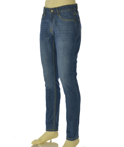 JEANS LEGGERO UOMO RIFLE SLIM FIT CINQUE TASCHE BOTTONE CERNIERA ELASTICIZZATO ART. RF410