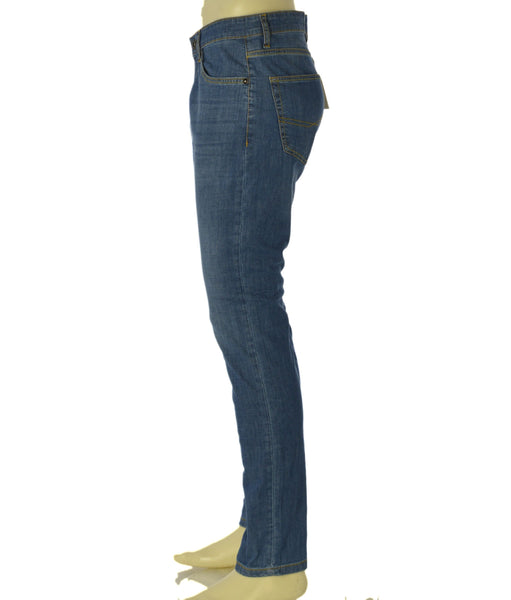 JEANS LEGGERO UOMO RIFLE SLIM FIT CINQUE TASCHE BOTTONE CERNIERA ELASTICIZZATO ART. RF410