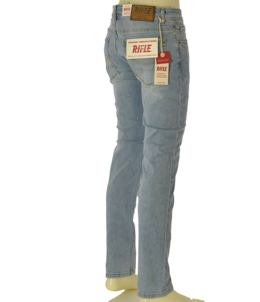 JEANS UOMO RIFLE CINQUE TASCHE ELASTICIZZATO BOTTONE CERNIERA SLIM FIT ART. RF573