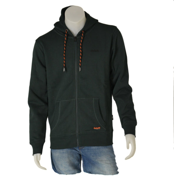 FELPA UOMO ZIP CAPPUCCIO POLSINI FASCIA TASCHE MARCA DATCH ART. DM2701