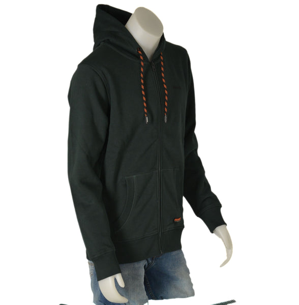 FELPA UOMO ZIP CAPPUCCIO POLSINI FASCIA TASCHE MARCA DATCH ART. DM2701