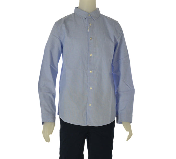 CAMICIA RAGAZZO ZIPPY MANICA LUNGA BOTTONI OXFORD COTONE ART. ZKBAP0302-25038