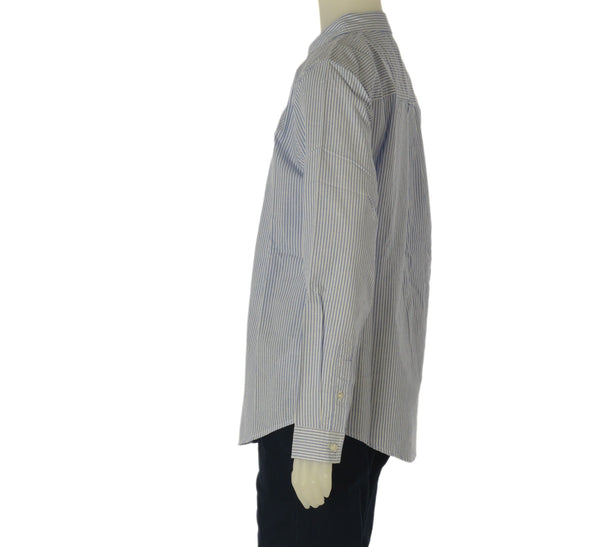 CAMICIA RAGAZZO ZIPPY MANICA LUNGA OXFORT BUTTON DOWN RIGATA COTONE ART. ZKBAP0302-25018