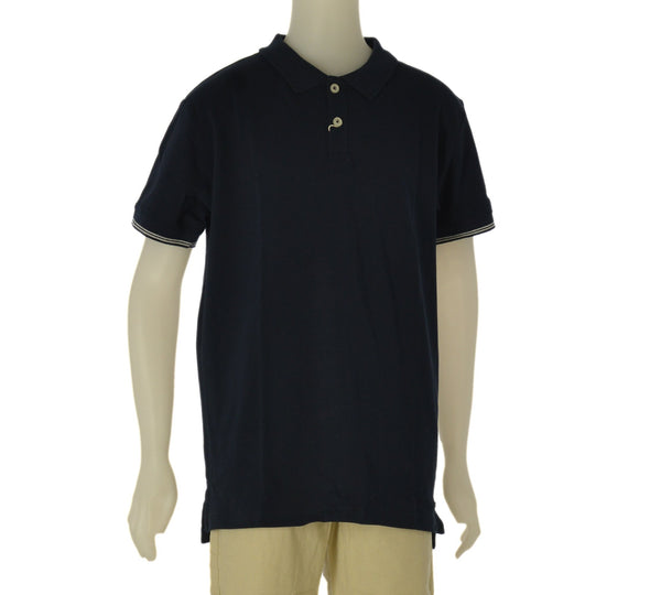 POLO RAGAZZO ZIPPY MANICA CORTA SPACCHETTI COTONE PIQUE ART. ZKBAP0301-2601