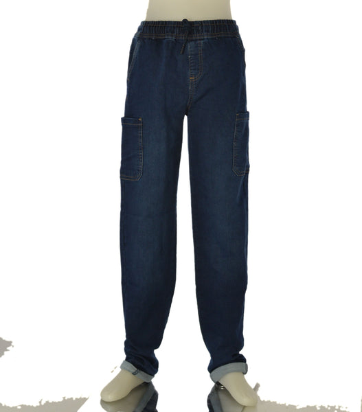 JEANS RAGAZZO ZIPPY CARGO ELASTICO COULISSE ELASTICIZZATO ART. ZKBAP0401-26011