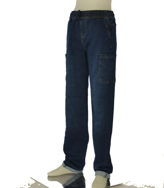 JEANS RAGAZZO ZIPPY CARGO ELASTICO COULISSE ELASTICIZZATO ART. ZKBAP0401-26011