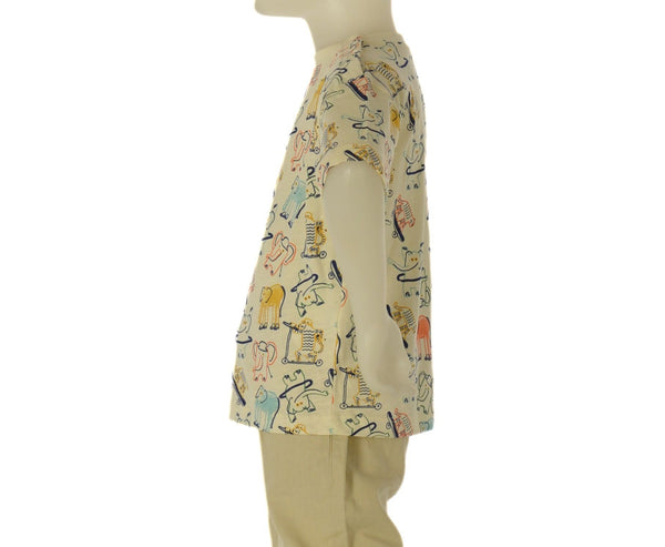 T-SHIRT BAMBINO ZIPPY GIROCOLLO FANTASIA BOTTONI SPALLA  COTONE ART. ZBBAP0303-26027