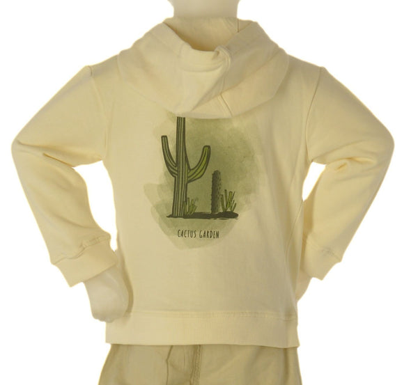 FELPA BAMBINO ZIPPY GARZATA CAPPUCCIO FULL ZIP TASCHE STAMPA ART. ZBBAP0201-26002