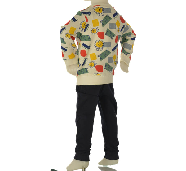 TUTA BIMBO ZIPPY GARZATA PANTALONE FELPA FANTASIA ART. ZBBAP0601-26002