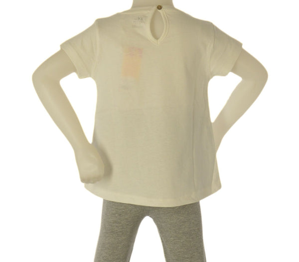 T-SHIRT BIMBA ZIPPY MANICA CORTA STAMPA SVASATA BOTTONE COTONE ART. ZBGAP0303-26003