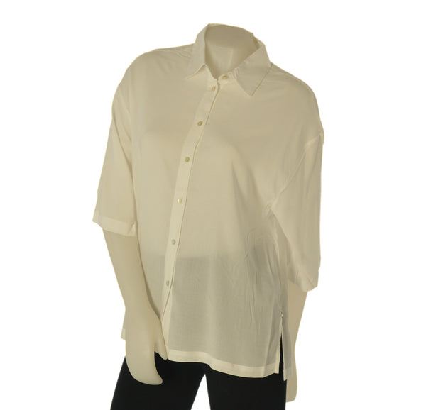 CAMICIA DONNA RAGNO MANICA 3/4 BOTTONI SPACCHI VISCOSA ART. DS26SC