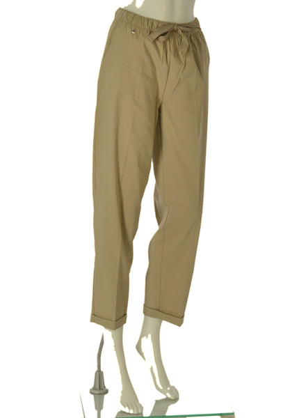 PANTALONE DONNA RAGNO ELASTICO TASCHE JOGGER RISVOLTO ART.DH15PU