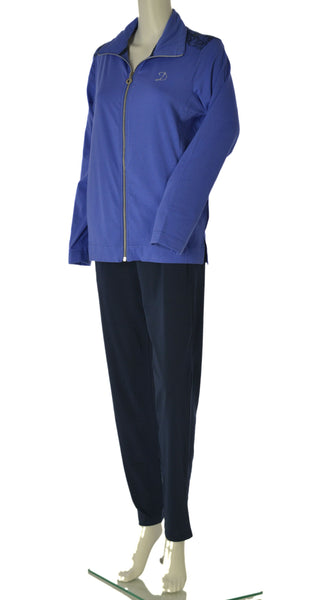 TUTA DONNA CAMPAGNOLO ZIP TASCHE ELARTICO FANTASIA COMODA PRATICA AR. 8E76579