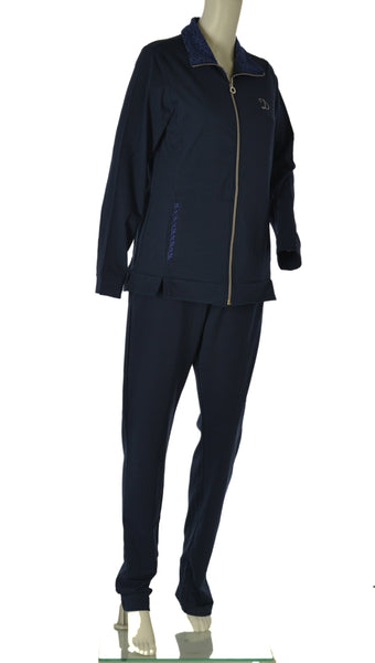 TUTA DONNA CAMPAGNOLO ZIP TASCHE FANTASIA COULISSE COMODA PRATICA ART.8E76580