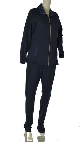 TUTA DONNA CAMPAGNOLO ZIP TASCHE FANTASIA COULISSE COMODA PRATICA ART.8E76580