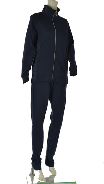 TUTA DONNA CAMPAGNOLO ZIP TASCHE POLSINI FANTASIA SPACCHETTI ELASTICO ART.8E76572