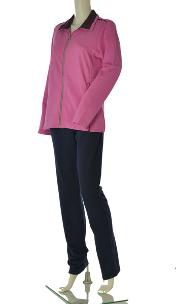 TUTA DONNA CAMPAGNOLO ZIP TASCHE CHIUSURA SPACCHETTI ELASTICO COMODA PRATICA ART.8E76573