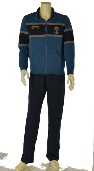 TUTA UOMO CAMPAGNOLO GARZATA ZIP POLSINI FASCIA ELASTICO COULISSE POLSINI COMODA PRATICA ART.8E77583