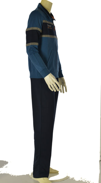 TUTA UOMO CAMPAGNOLO GARZATA ZIP POLSINI FASCIA ELASTICO COULISSE POLSINI COMODA PRATICA ART.8E77583