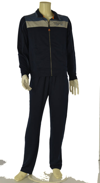 TUTA UOMO CAMPAGNOLO GARZATA ZIP TASCHE FASCIA ELASTICO COULISSE POLSINI COMODA PRATICA ART.8E77449