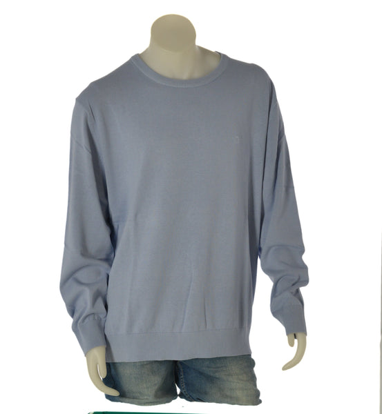 MAGLIONE UOMO COVERI OVER COTONE GIROCOLLO POLSINI FASCIA ART.OTR3382