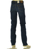 JEANS UOMO LEE ZIP BOTTONE TASCHE SCURO SLIM ART.RIDER DEEP OCEAN