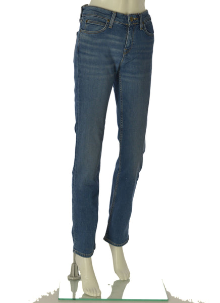 JEANS DONNA RAGAZZA LEE ZIP BOTTONE TASCHE SCHIARITURE CLASSICO ART. MARION