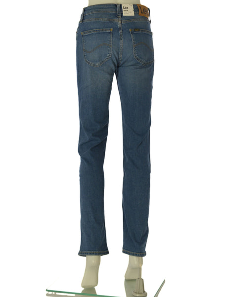 JEANS DONNA RAGAZZA LEE ZIP BOTTONE TASCHE SCHIARITURE CLASSICO ART. MARION