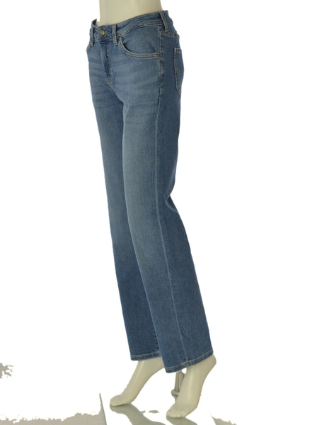 JEANS DONNA RAGAZZA LEE ZIP BOTTONE TASCHE SCHIARITURE CHIARO ART.LONDON