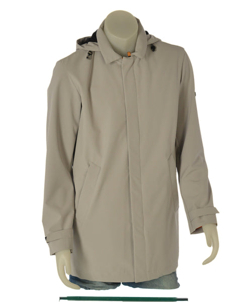 GIUBBINO UOMO SEA BARRIER ZIP TASCHE POLSINI CAPPUCCIO IDROREPELLENTE ANTIVENTO ART.CARBO